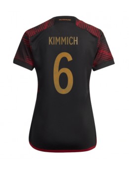 Billige Tyskland Joshua Kimmich #6 Bortedrakt Dame VM 2022 Kortermet